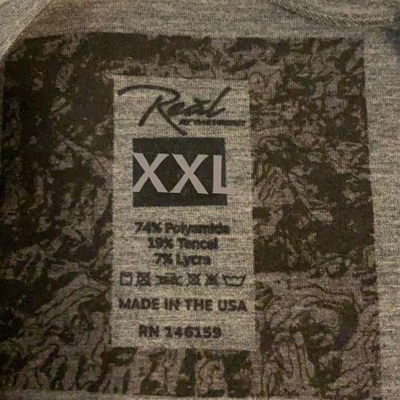 REAL Long Sleeve Pullover Tee, XXL - Picture 9 of 9